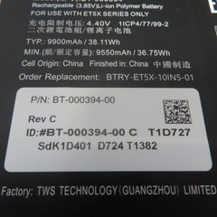 Zebra ET51-CT 10″ Display Android Rugged Tablet Wi-Fi ET51CT-G21E-00NA