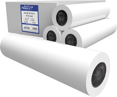 Wide Format Paper 24″ X 150′ CAD Bond Rolls (20Lb | 4 Rolls, 24 in X 150 Ft | 2″