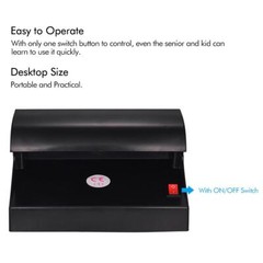 UV Money Detector Counterfeit Bill Checker for Euro Pound Notes w/ ON/OFF Switch