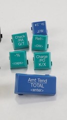 Royal 210DX Cash Register Function Keys – TOTAL, CASH, SUBTOTAL, CLEAR, FEED, TA