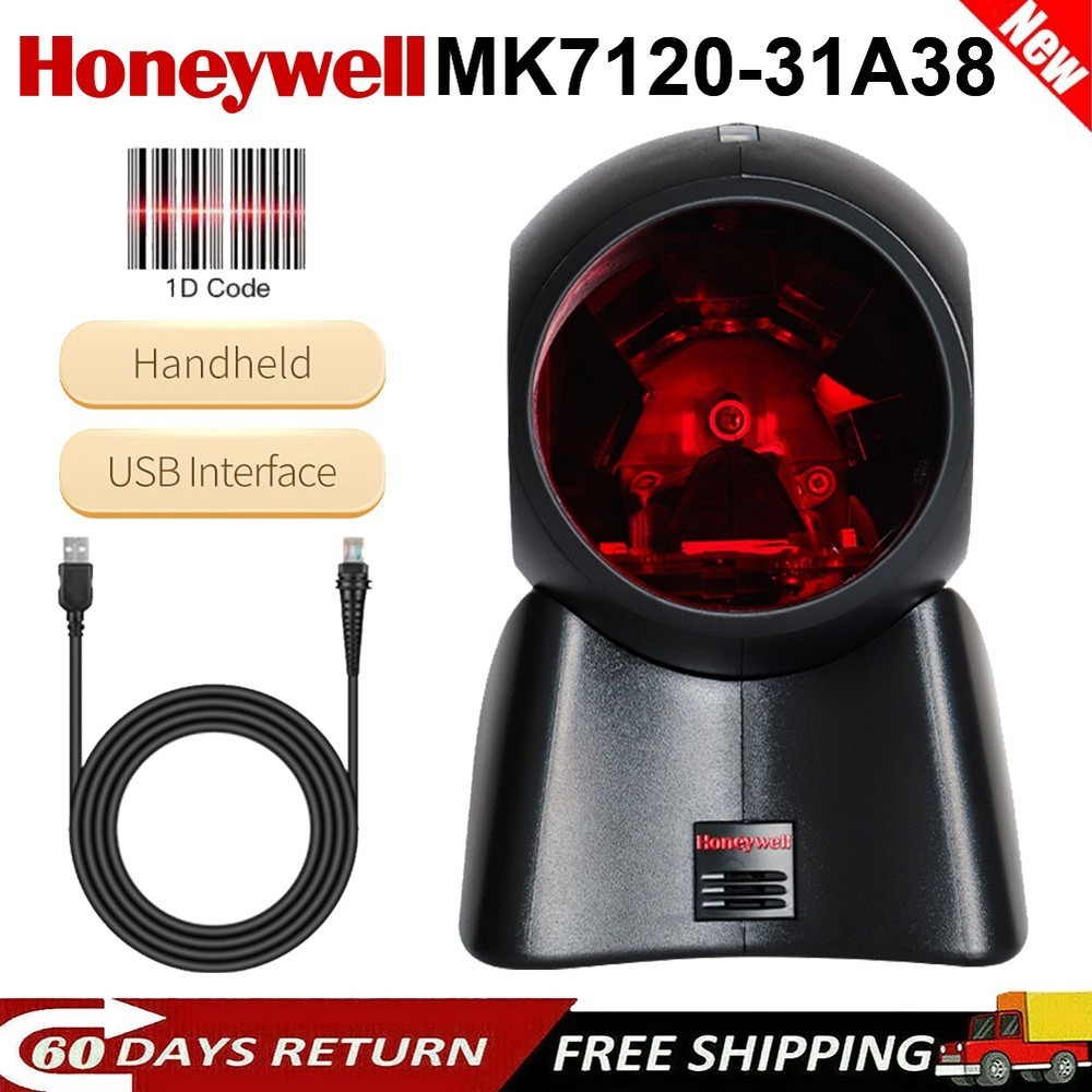 Honeywell Orbit MK7120-31A38 1D QR Code Barcode Scanner Reader W/USB Cable