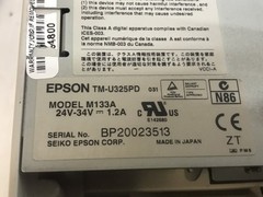 Lot of 3 Epson TM-U325D M133A POS Receipt Printers. NO AC Adapters READ DESC!