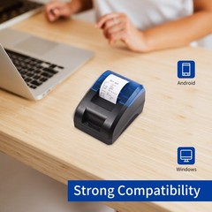 58mm Thermal Receipt Printer Desktop USB&BT Wireless Connection Printer Bar AOQO