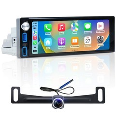 6.9-Inch Single Din Touchscreen Car Stereo – Android 2GB+64GB Type-C&USB Sing…