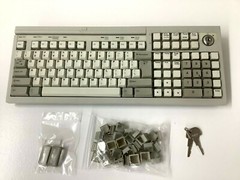 IBM 92F6271 M9 116 KEY, POINT OF SALE RETAIL KEYBOARD, WITH 2 KEYS, CLEAR CAPS
