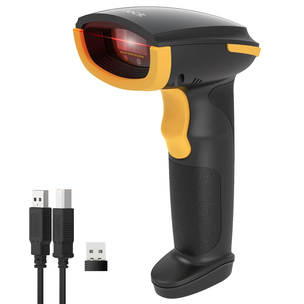 Inateck Wireless Barcode Scanner, Bluetooth Bar Code Black