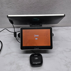 Toast Flex TT200 POS System Dual Display W/ TD200 Payment Reader & Power Supply