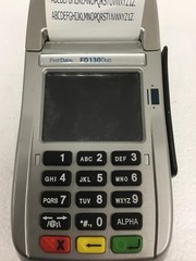 4x FIRST DATA FD130DUO Credit Card Machine w/Printer,AC Adapter,WORKS,FREE SHIP