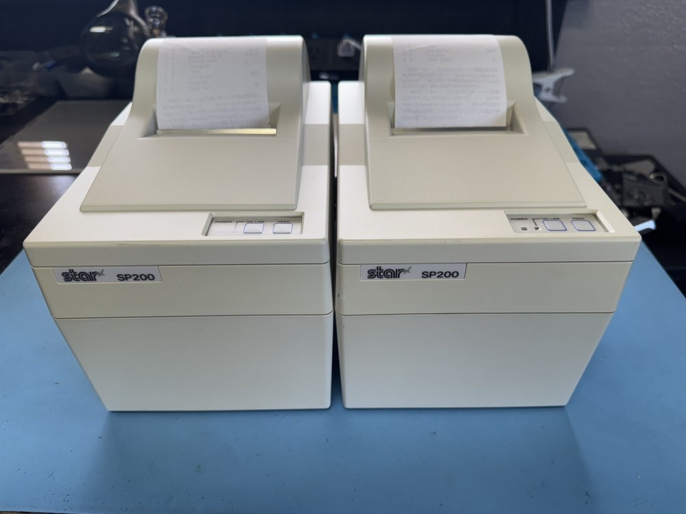 2 STAR Micronics SP200-2 Dot Matrix Printers (tested and working)