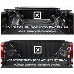 FRP Hard Tri-Fold Tonneau Cover 8’2″ For 2002-2026 Ram 1500 LB No Rambox