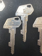 Samsung SAM4S Cash Register Key Set – 4 Pairs + Z Key | Lot of 9