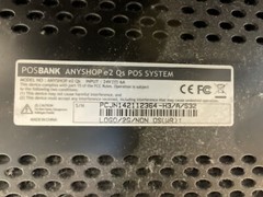 PosBank Anyshop E2 Restaurant POS Touchscreen, PREOWNED /JUA1565