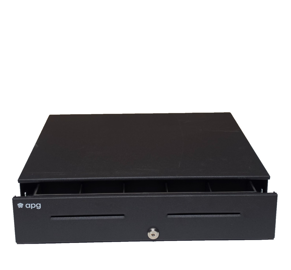 APG Cash Drawer JB320-BL1816-C Cash Register Series 4000 Without Cable