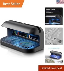 Counterfeit Bill Detector with UV LED Light, Advanced UV Counterfeit Money De…