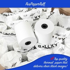 Thermal Papers Printer 3-1/8″ x 230′ (2 cases =100 Rolls) POS, Cash Register,