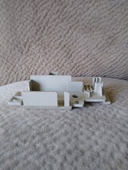 Sharp XE-A110 Electronic Cash Register Parts:Transformer Plastic Holder Bracket