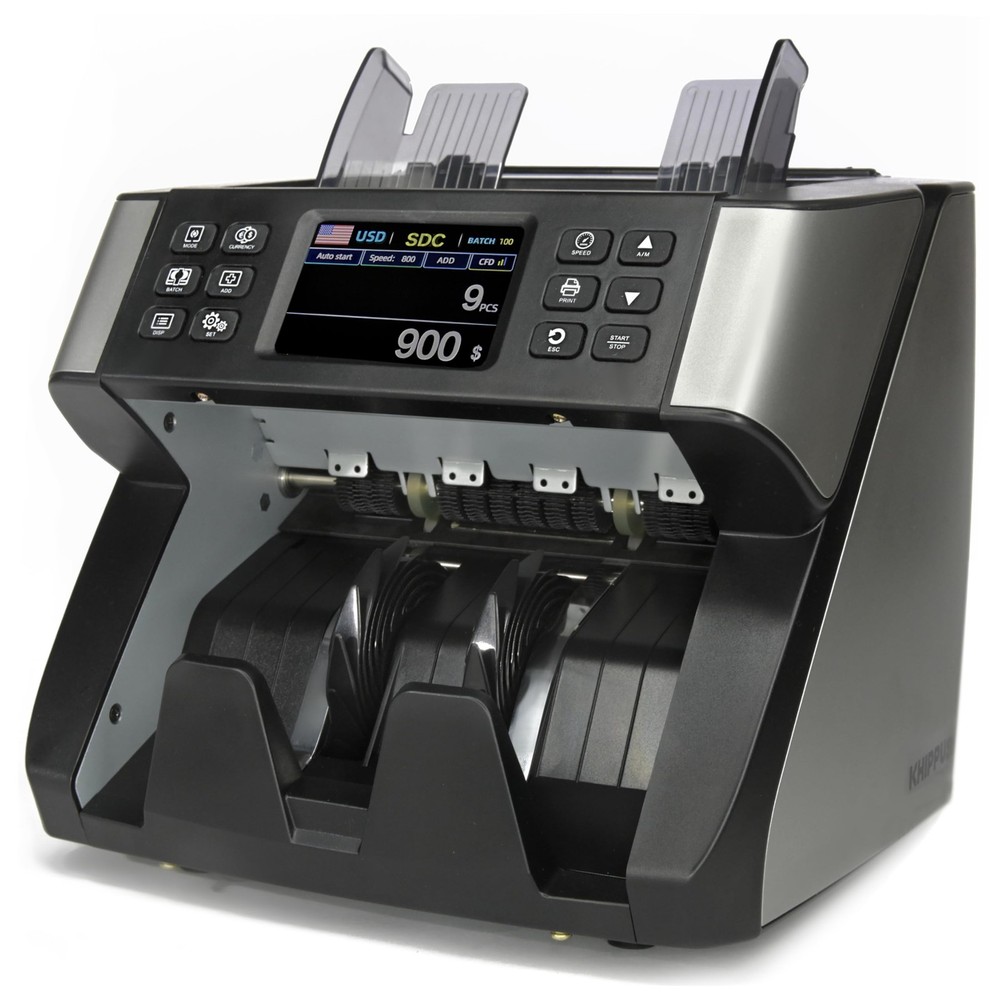 Khippus PRO-5500 Money Counter Machine, Mixed Bill Denomination, Professional…