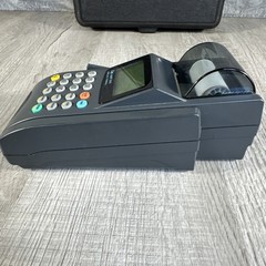 Lipman NURIT 3010 Wireless POS Credit Card Terminal w Case Charger Powers On
