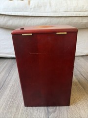 MAGNIF Deluxe Coin Sorter Wood CLASSIC CHERRY Box Lid Tubes Drawers TESTED