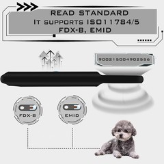 Efficient Pet Microchip Reader – Upload 1000 Records to PC, Lightweight Design