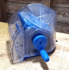 Royal Sovereign MS-1 Clear Blue Manual Hand Crank Coin Sorter Counter