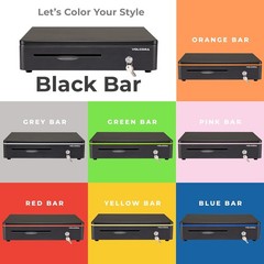 Cash Register Drawer for Point of Sale POS System with round Corners 16″, Remova