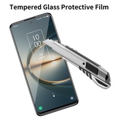 [4 Pack Glass Screen Protector Compatible for TCL 30 V 5G [9H Hardness]-HD Sc…