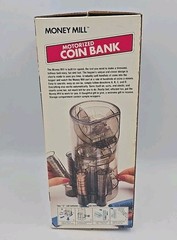 Magnif Money Mill Motorized Coin Sorter Bank Sorts Stacks Wraps 1994 WORKS USA