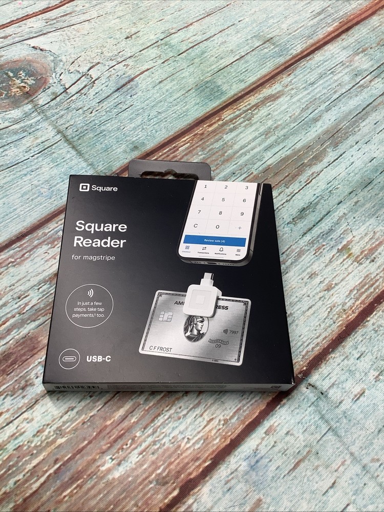 Square Reader for Magstripe USB-C – Mobile Credit Card Swipe Reader
