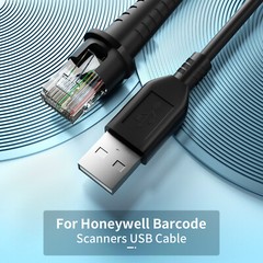 9.84ft Scanner Cable for Honeywell USB Cable MS9520 MS5145 MS1690 53-53235-N-3