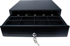 Star Micronics CD3-1616 5 Bill / 8 Coin Value Series Cash Drawer with 2 Media Sl