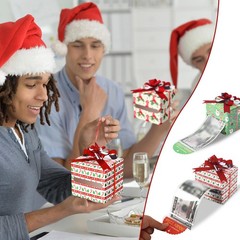 12 PCS Christmas Money Pop-Up Box for Cash Gift Pull DIY Surprise Pull Kit