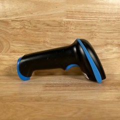 WoneNice WN6300 Black & Blue Wireless USB Handheld Laser Barcode Scanner