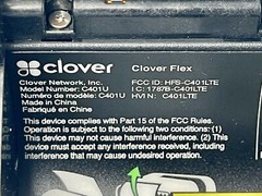 Clover Flex LTE C401U JUST THE UNIT NO CABLES OR CRADLE