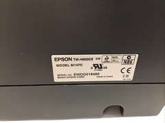 Epson M147C TM-H6000II POS PRINTER Serial & Power Supply