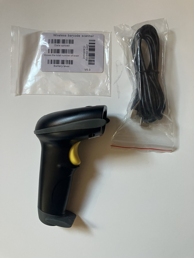 NADAMOO BUR3003 433MHz Wireless Barcode Scanner