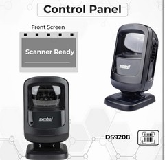 DS9208 Zebra 1D/2D Hands-Free Barcode Scanner, High-Speed Digital Scanning