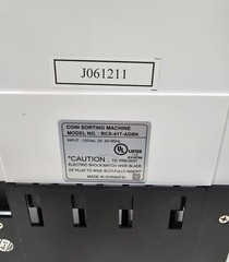 Royal Sovereign Commercial Digital 4 Row Coin Counter RCS-417-ADBK Anti Jam -EUC