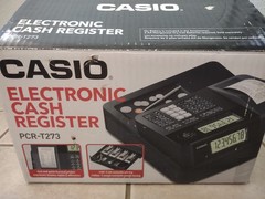 Casio PCR-T273 Electronic Cash Register With PG, OP And Drawer Key Complete New