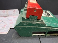 Texaco Credit Card Imprinter Farrington Machine w Papers Gas Oil POS Station USA