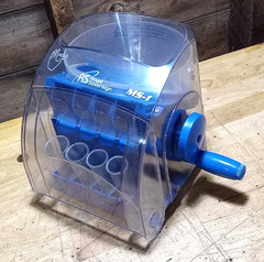 Royal Sovereign MS-1 Clear Blue Manual Hand Crank Coin Sorter Counter