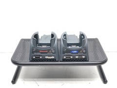 Lot of 2 Honeywell LXE MX7 Mobile Scanners W/ Spare Batteries & Charging Dock