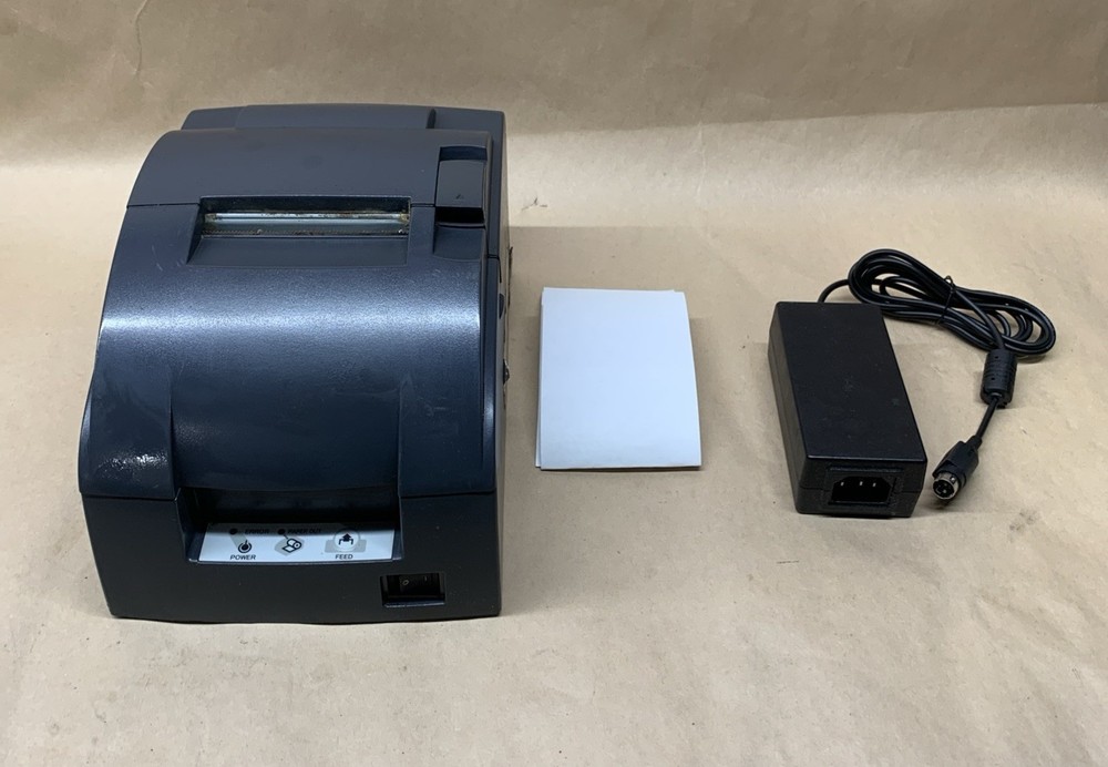 Epson TM-U220A Dot Matrix Receipt Printer M188A (Prints but PrintHead Worn)