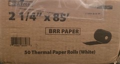 BPA FREE – BRR PAPER 50 Rolls Thermal Paper Rolls 2 1/4 x 85