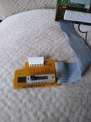 Sharp XE-A110 Electronic Cash Register Parts: Digital Display Circuit Board Swit