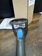 Bluetooth RealInn RL6200 BT Handheld USB 2D Barcode Scanner – Black/Blue NEW NIB
