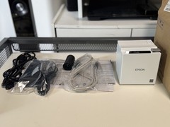 EPSON TM-M10 Compact 2″ Thermal Receipt Printer, USB+Bluetooth,Black,PS Included