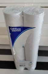 12 PACK OFFICE DEPOT THERMAL ADDING MACHINE PAPER ROLLS 2.25 INCHES BY 130 FT