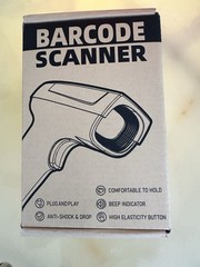 AGPTEK Bluetooth & 2.4GHz Wireless Barcode Scanner MRPO260612006 MRAGPOS0127