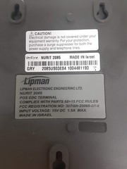 Lipman Nurit 2085 Credit Card Machine Reader + Verifone Pin Pad 1000SE Reader